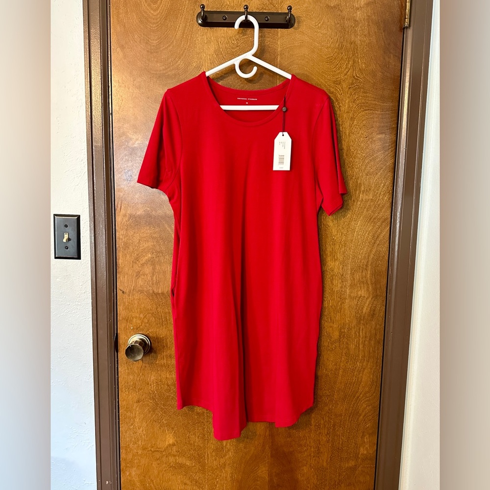 Universal Standard NWT XS red Hallie dress
